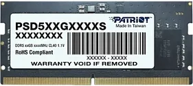 картинка ОЗУ Patriot PSD58G480041S Bulk