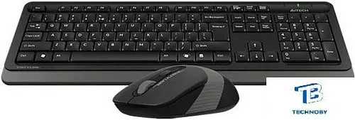 картинка Набор (Клавиатура+мышь) A4Tech FG1010 черный/серый