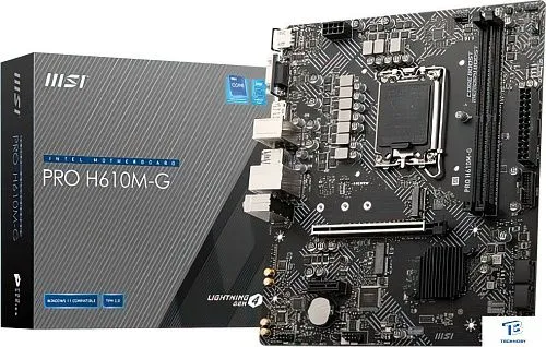 картинка Материнская плата MSI PRO H610M-G DDR5