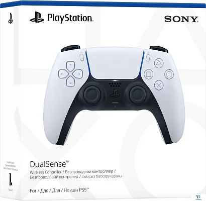 картинка Геймпад Sony PlayStation 5 CFI-ZCT1W White