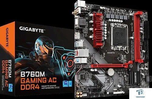 картинка Материнская плата GigaByte B760M Gaming AC DDR4