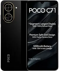картинка Смартфон POCO C71 Black 3GB/64GB