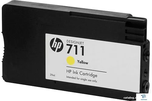 картинка Картридж HP CZ136A 711 желтый 3шт