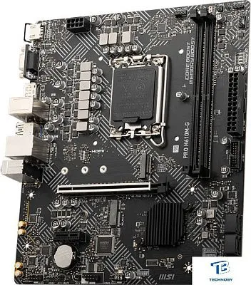 картинка Материнская плата MSI PRO H610M-G DDR5