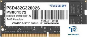 картинка ОЗУ Patriot PSD432G32002