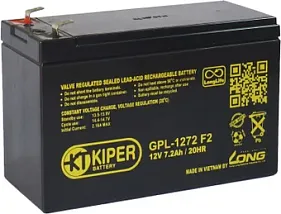 картинка Батарея для ИБП Kiper GPL-1272 F2 12V/7.2Ah