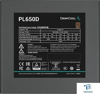 картинка Блок питания Deepcool 650W PL650D V2