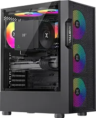 картинка Корпус XASTRA A302 4FRGB Black