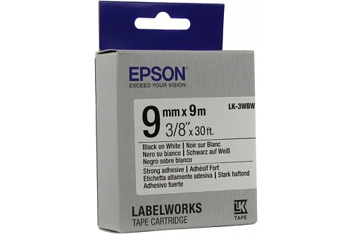 картинка Лента Epson LK3WBW C53S653007