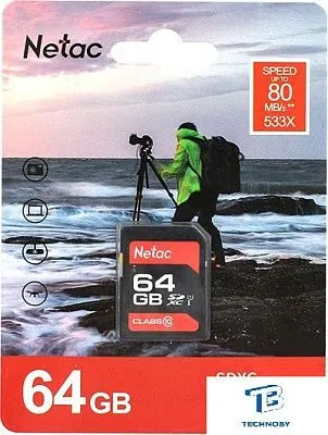 картинка Карта памяти Netac 64GB NT02P600STN-064G-R