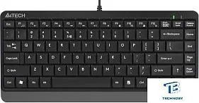 картинка Клавиатура A4Tech Fstyler FK11 черный/серый