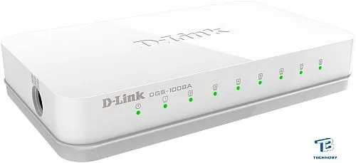 картинка Коммутатор D-Link DGS-1008A/F1A
