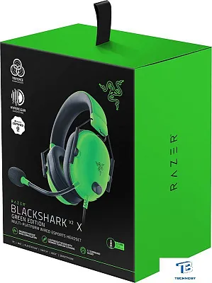 картинка Наушники Razer BlackShark V2 X зеленый