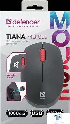 картинка Мышь Defender Tiana MB-055 черный