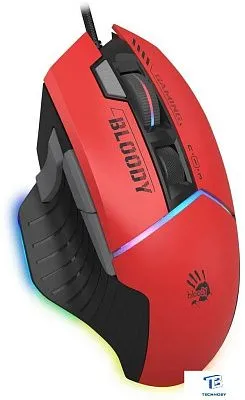картинка Мышь A4Tech Bloody W95 Max Sports красный/черный