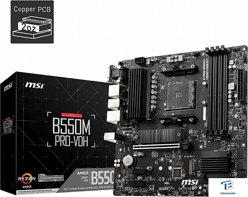 картинка Материнская плата MSI B550M PRO-VDH