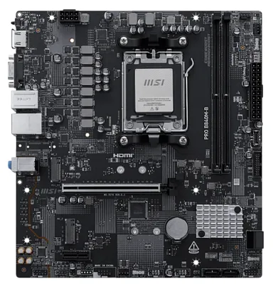 картинка Материнская плата MSI PRO B840M-B