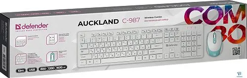 картинка Набор (Клавиатура+мышь) Defender Auckland C-987 45987