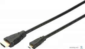 картинка Кабель micro HDMI ASSMANN 1 м AK-330109-010-S
