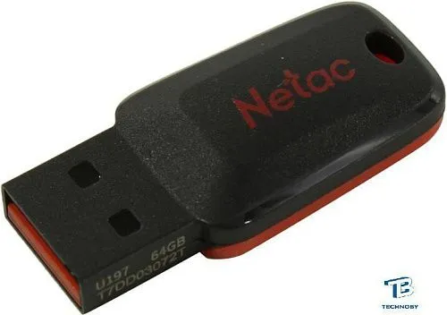 картинка Флэш накопитель Netac 64GB NT03U197N-064G-20BK