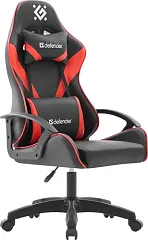 картинка Кресло Defender Flamis 64864 Черный/красный