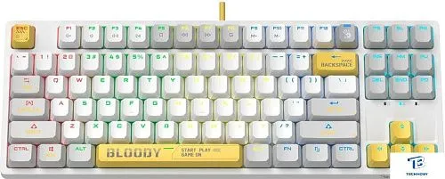 картинка Клавиатура A4Tech Bloody S87 ENERGY WHITE