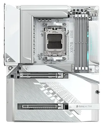 картинка Материнская плата Gigabyte X870 AORUS STEALTH ICE