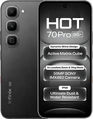 картинка Смартфон Infinix Hot 70 Pro 8Gb/256Gb Black