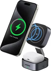 картинка Зарядное устройство Ugreen W702 Grey 35316