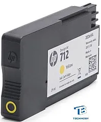 картинка Картридж HP 3ED69A 712 желтый