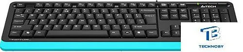 картинка Клавиатура A4Tech Fstyler FKS10 Черный/синий