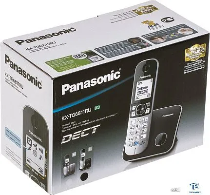 картинка Радиотелефон Panasonic KX-TG6811RUB