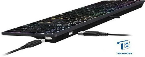 картинка Клавиатура A4Tech Fstyler FX60H неоновая подсветка