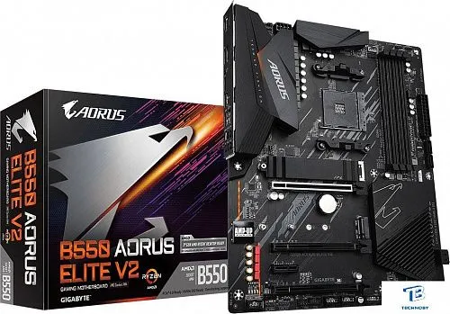 картинка Материнская плата Gigabyte B550 AORUS ELITE V2