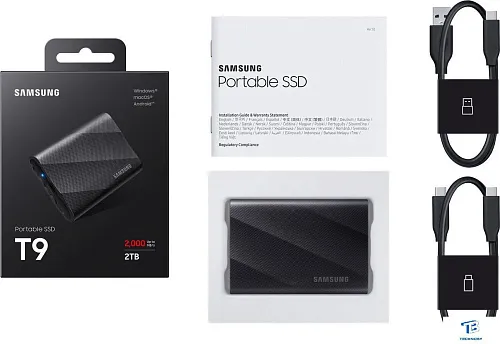 картинка Внешний SSD Samsung T9 2TB MU-PG2T0B/WW