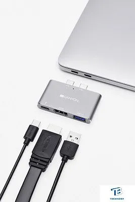картинка USB хаб Canyon CNS-TDS01DG