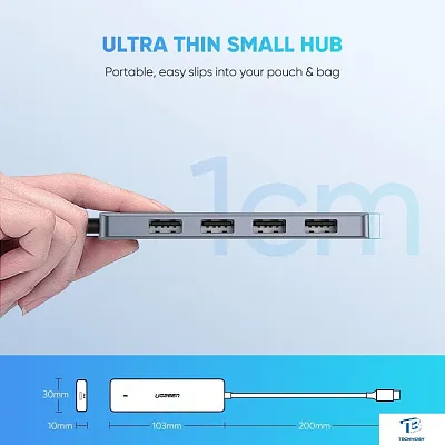 картинка USB хаб Ugreen CM219 70336