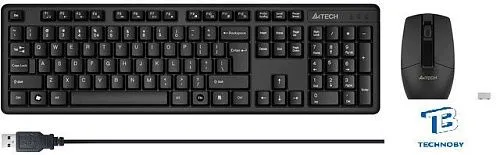 картинка Набор (Клавиатура+мышь) A4Tech 3330N