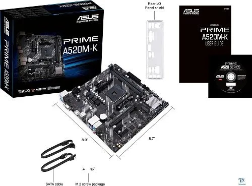 картинка Материнская плата Asus PRIME A520M-K