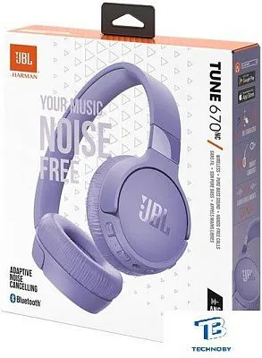 картинка Наушники JBL Tune 670 NC Сиреневый