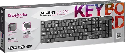 картинка Клавиатура Defender Accent SB-720