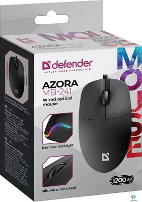 картинка Мышь Defender Azora MB-241 черный