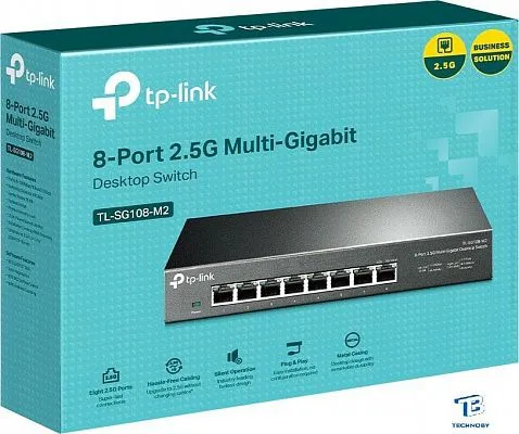 картинка Коммутатор TP-Link TL-SG108-M2