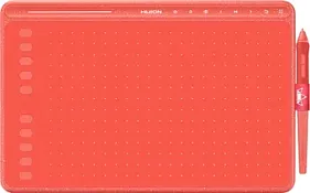 картинка Графический планшет Huion HS611 Coral Red