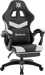 картинка Кресло Defender Runa PRO 64813 Черн/белый