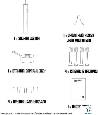 картинка Зубная щетка Xiaomi BHR7595GL