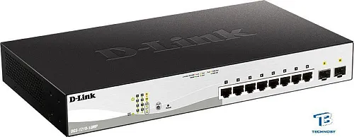 картинка Коммутатор D-Link DGS-1210-10MP/F1A