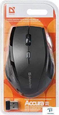 картинка Мышь Defender Accura MM-365 черный