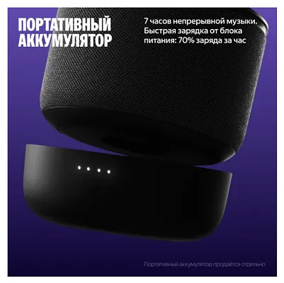 картинка Умная колонка Яндекс Станция Мини 3 Про черный YNDX-00059BLK