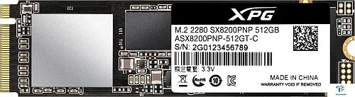 картинка Накопитель SSD A-Data 512Gb ASX8200PNP-512GT-C